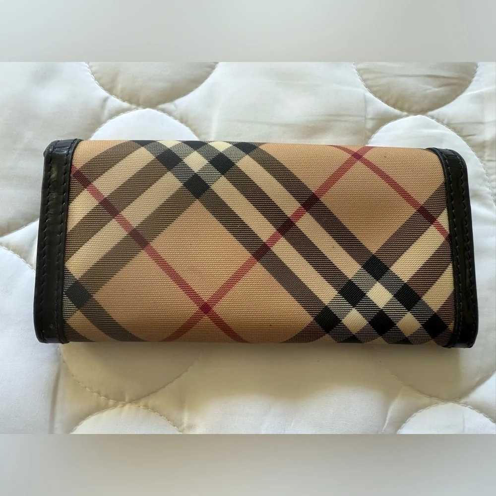 Burberry Nova Check Tri-Fold Wallet - Picture 3 of 6